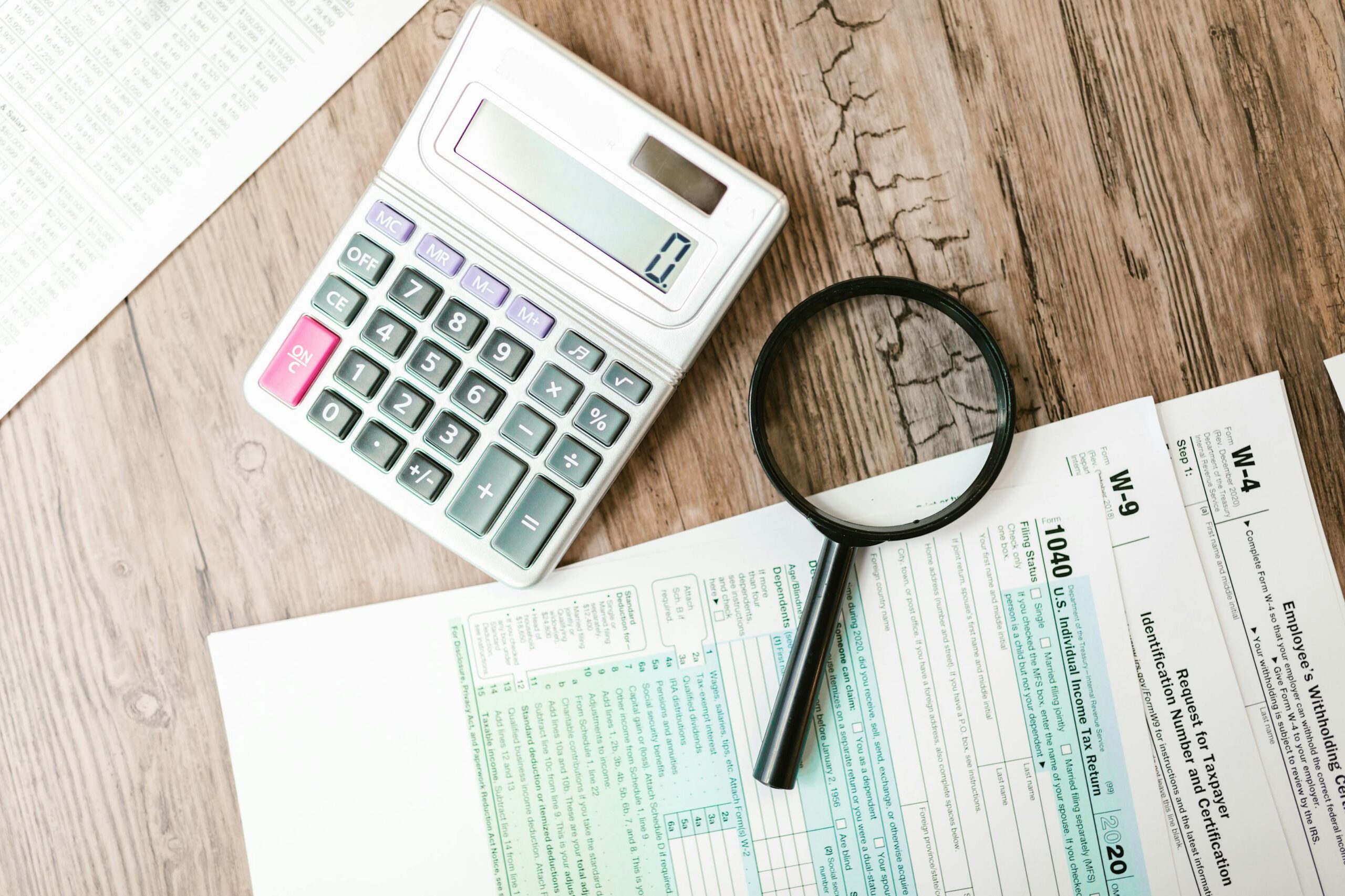 Tax preparation workspace for Charlotte accounting firms supported by NetSafe Solutions IT